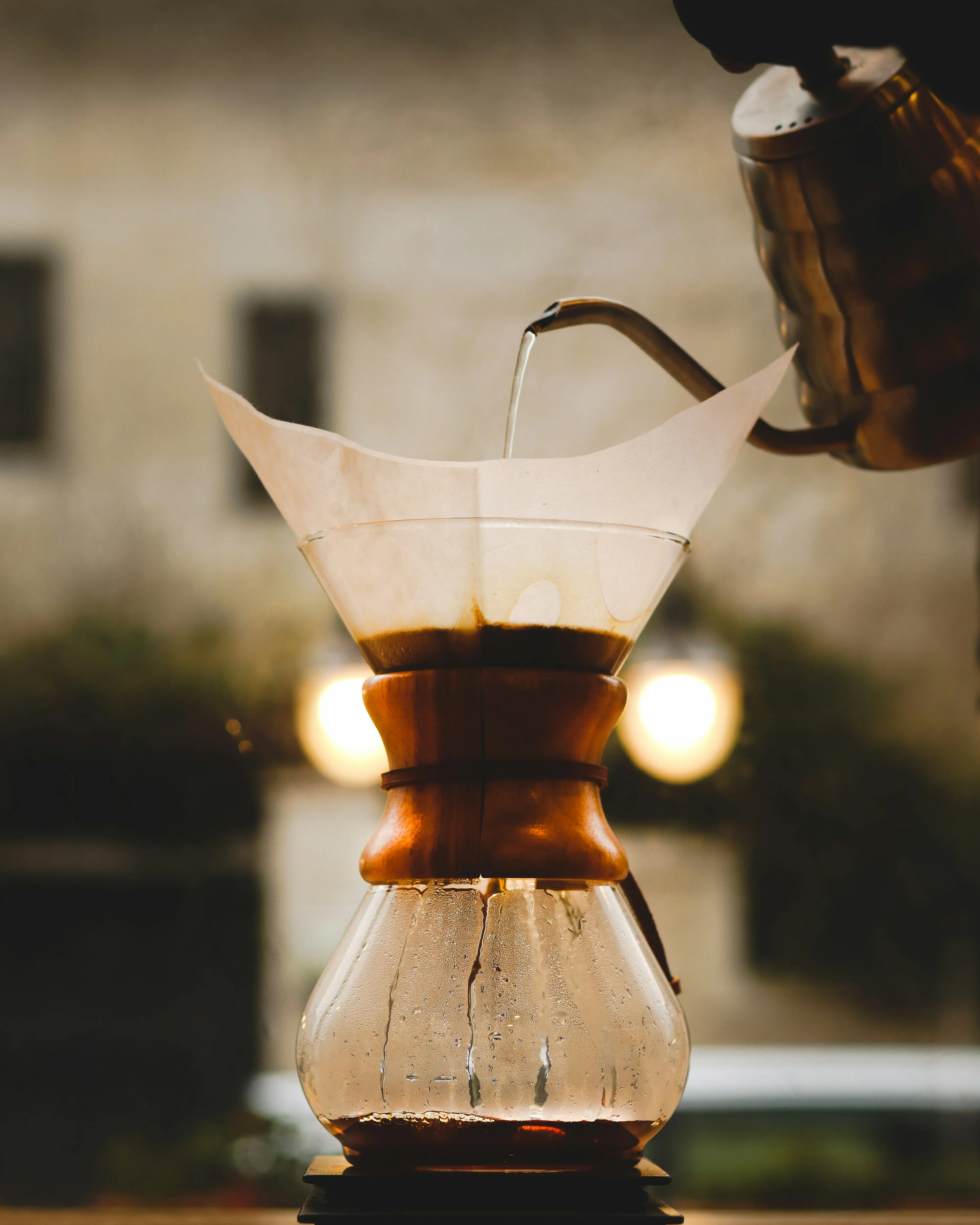 Helle Kaffeesorte Hochnebel