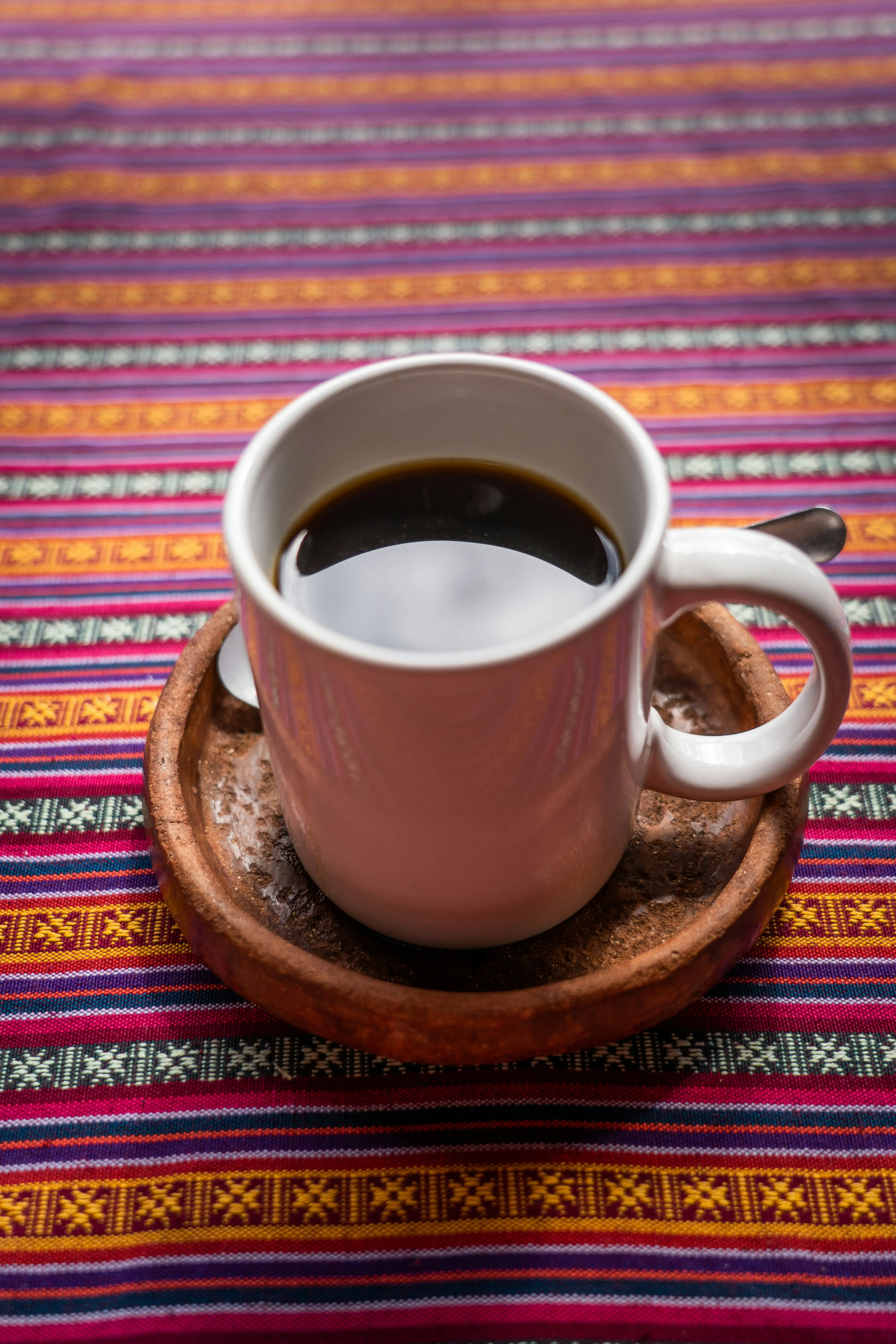 Tasse Kaffee der Röstung Vulkan